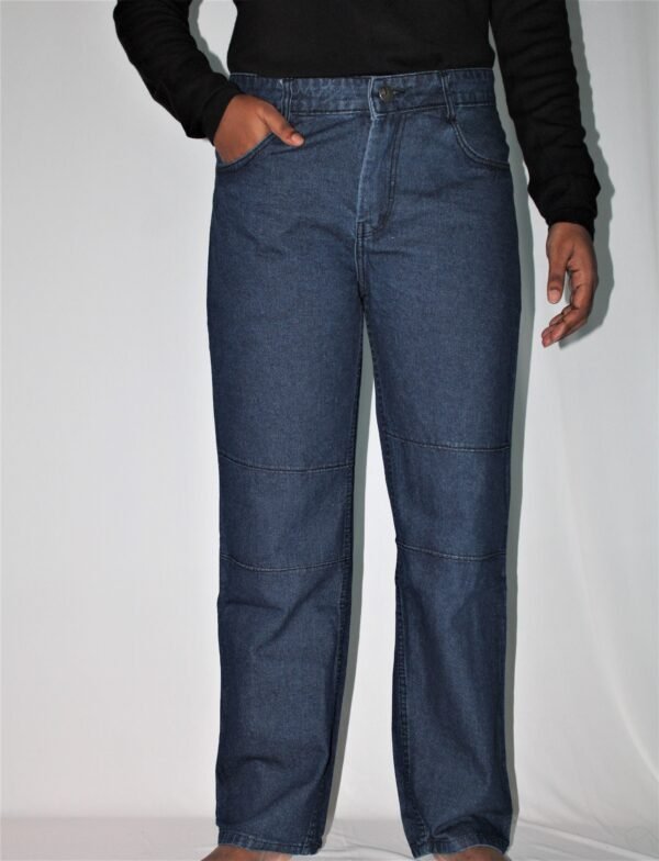 Dotted Baggy Cotton Jeans Pants for Men