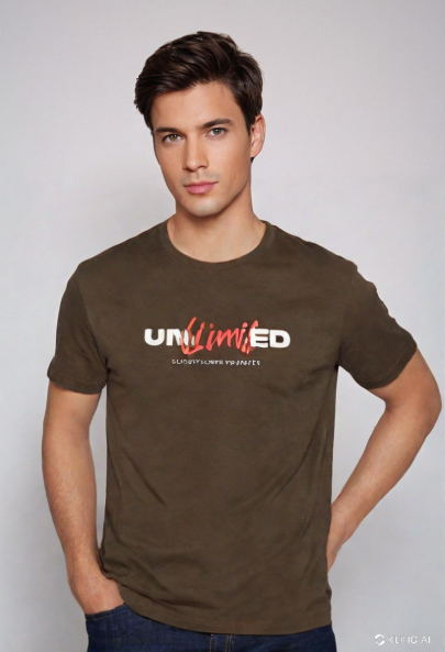 Plain 140 GSM "Unlimited" Printed T-shirt